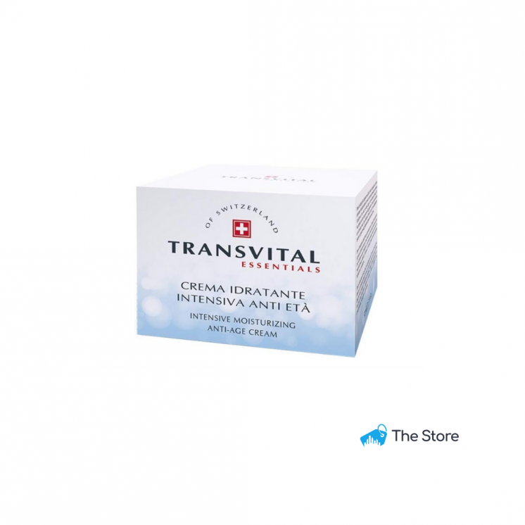 Transvital Essentials Crema Viso Idratante Intensiva Anti Età 50 ml