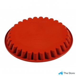 TORTIERA CROSTATA GRANDE IN SILICONE cm.30 H.3 mm