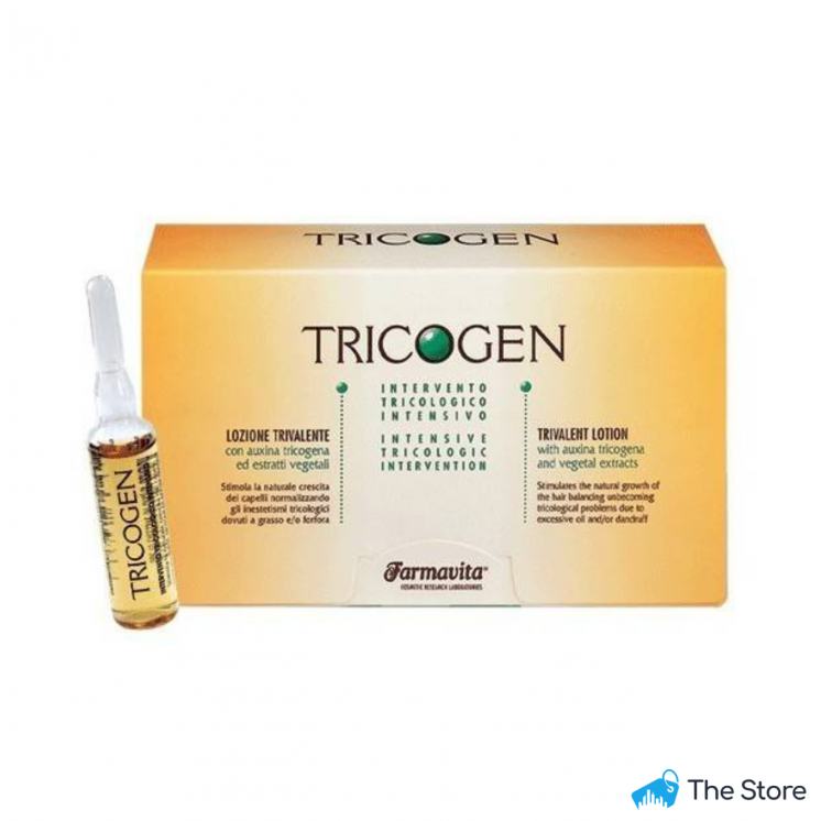 Tricogen Lozione 12 Filale x 8 ml Capelli Azione Anti Forfora